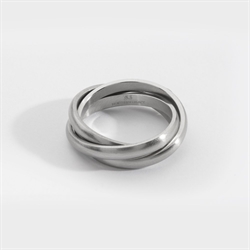 NL Helix Band Ring Silver