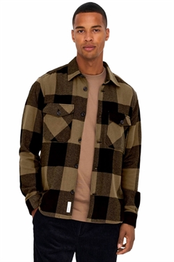 Only & Sons Milo LS Check Partridge