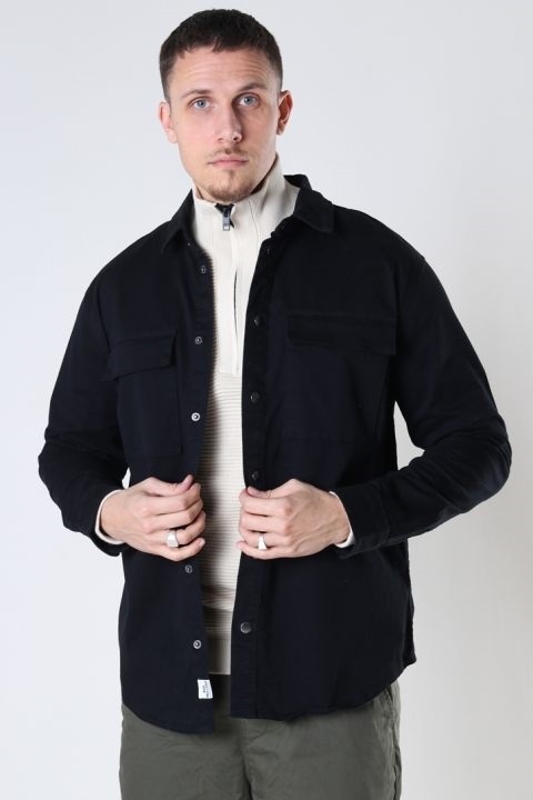 Only & Sons Cam Overshirt Black
