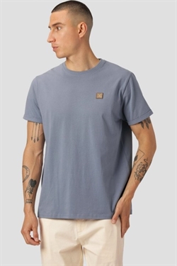 Clean Cut Organic Tee Dusty Blue