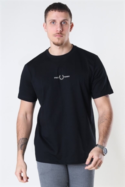 Fred Perry Embroid Tee Black