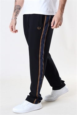 Fred Perry Striped Pants Black