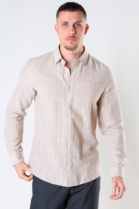 Only & Sons Caiden LS Linen Stripe 