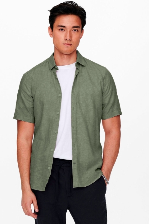 Only & Sons Caiden SS Linen Swamp