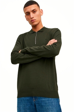 Jack & Jones Emil Knit Polo LS Rosi