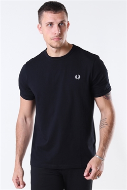 Fred Perry Ringer Tee Black