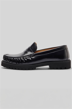 Selected Hugo Penny Loafer Black