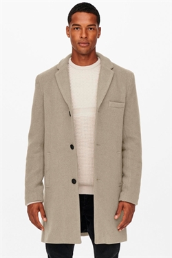 Only & Sons Jaylon Wool Silver