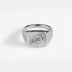 NL Knot Signature Ring Silver