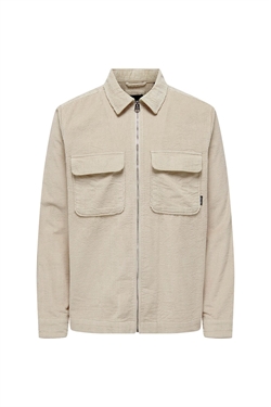Only & Sons Luis LS Zip Cord Silver