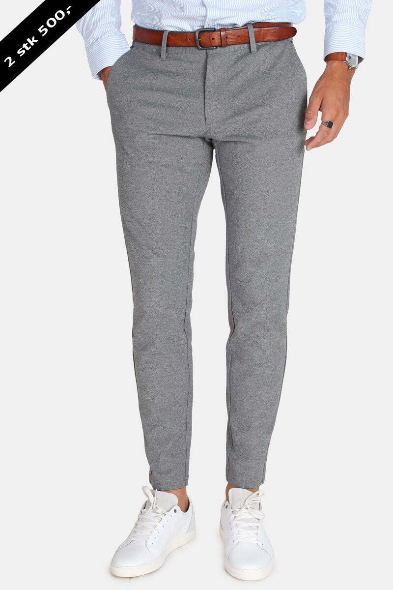 & Sons Mark Pants Grey