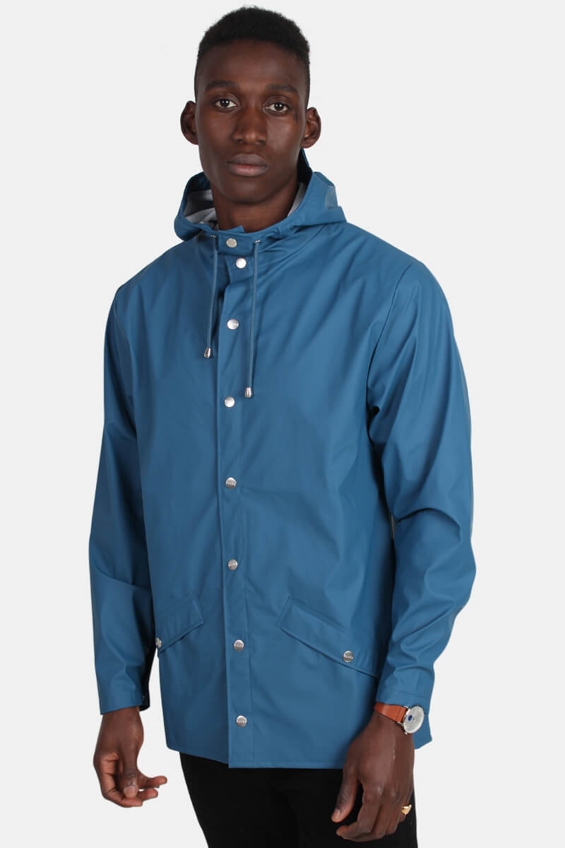 Rains Jacket Faded Blue