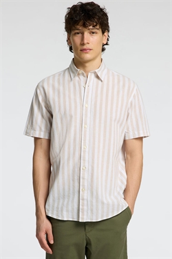 Selected Sun Linen SS Stripe Pure C