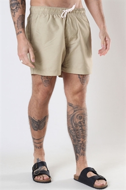 Clean Cut Swim Shorts Khaki