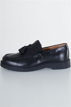 Selected Tim Leather Kiltie Black