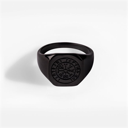 NL Vegvisir Signature Ring Gun Grey